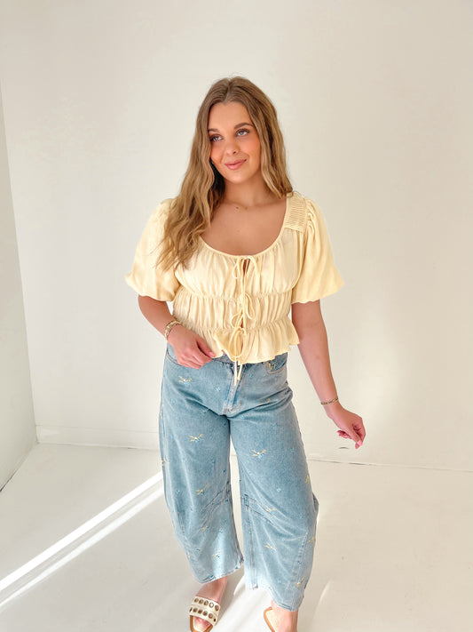 Sunshine State Top | Light Yellow