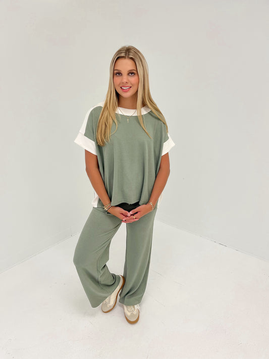 Comfort Core Knit Top | Dry Herb