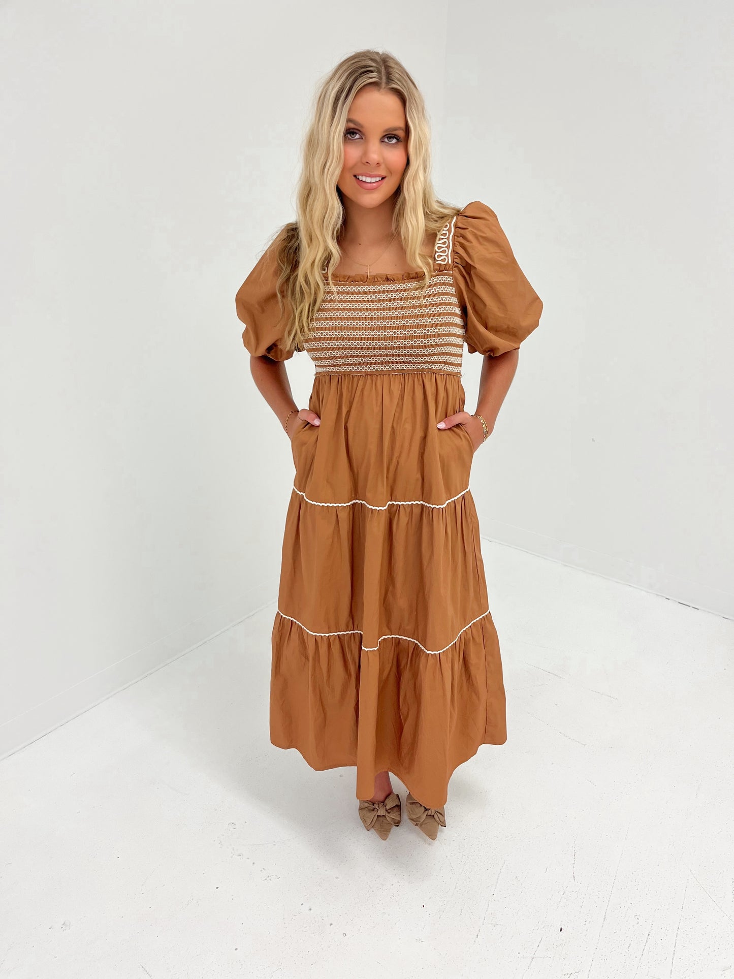 Falling Grace Maxi Dress | Cinnamon