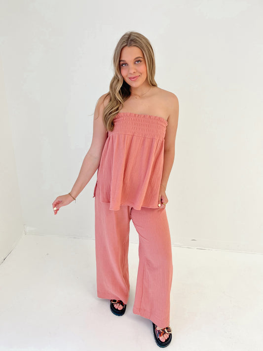 Shoreline Chic Bottoms | Mauve