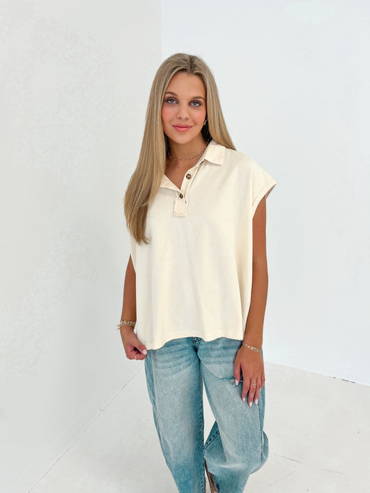 Got Your Back Top | Cream