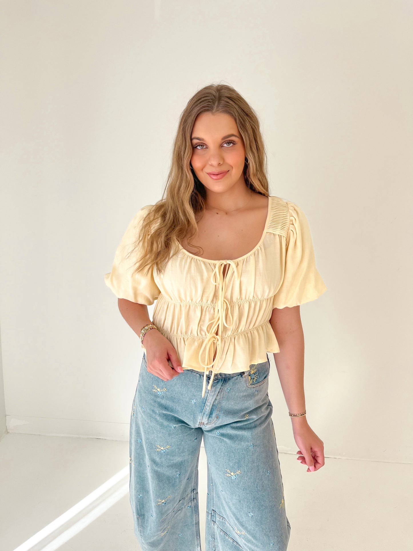 Sunshine State Top | Light Yellow