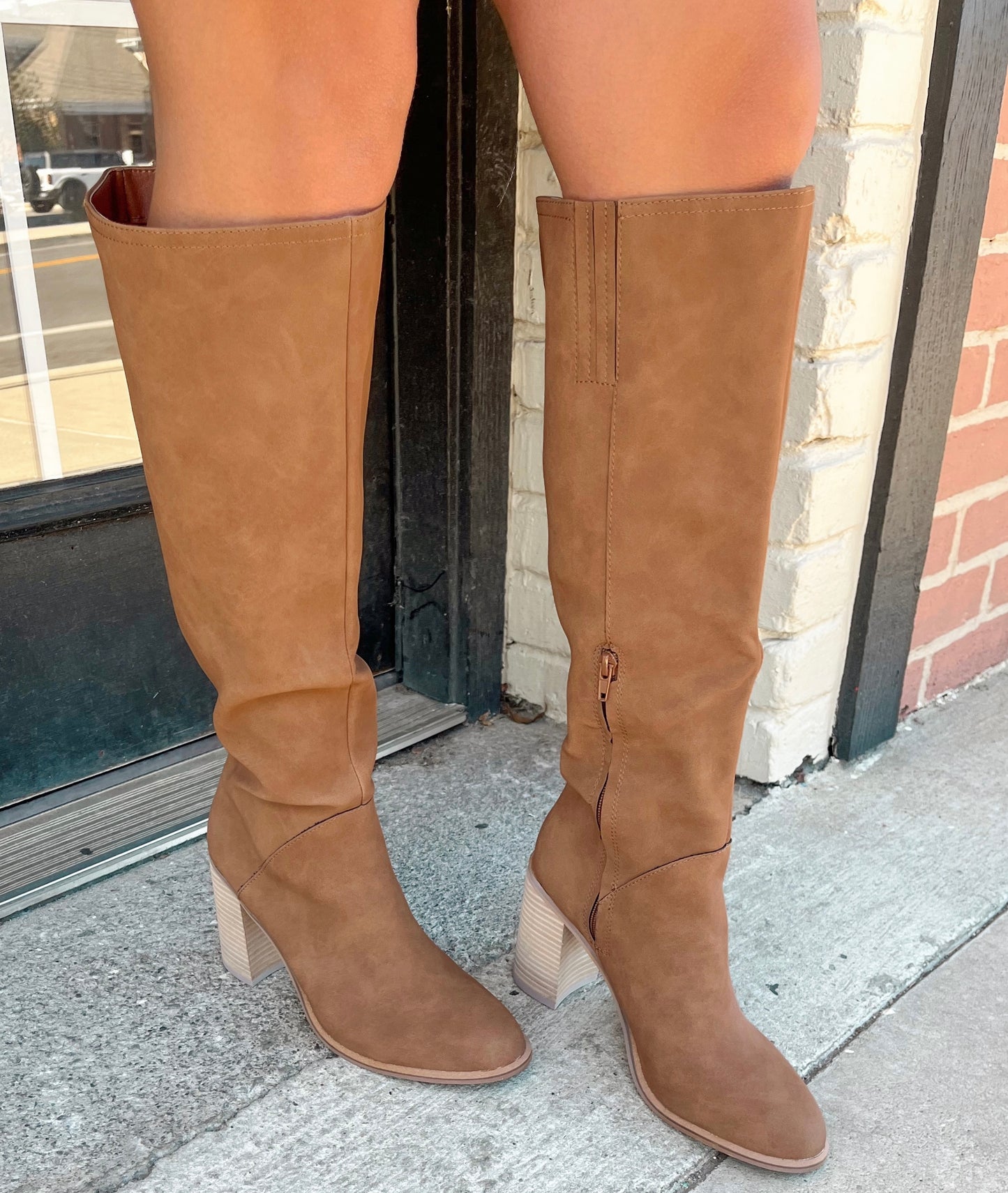 The Shiloh Knee High Boots | Brown