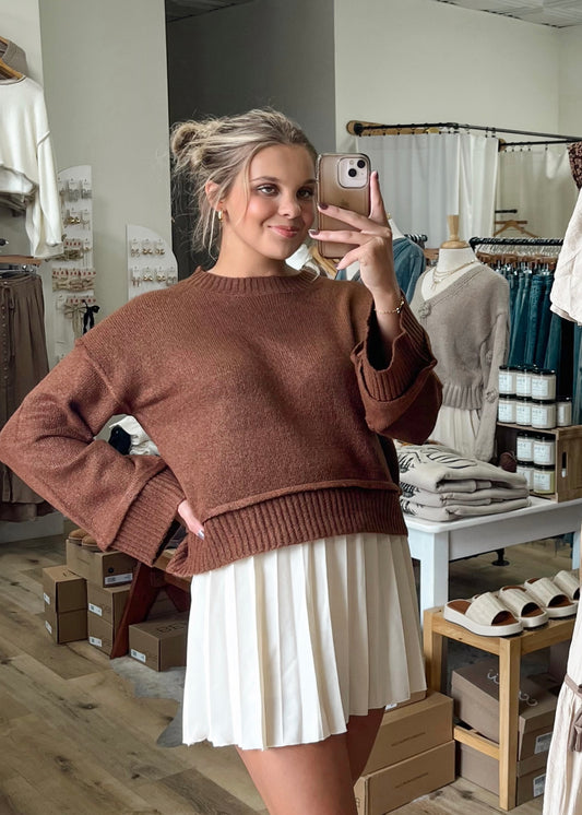 So It Goes Sweater | Chestnut