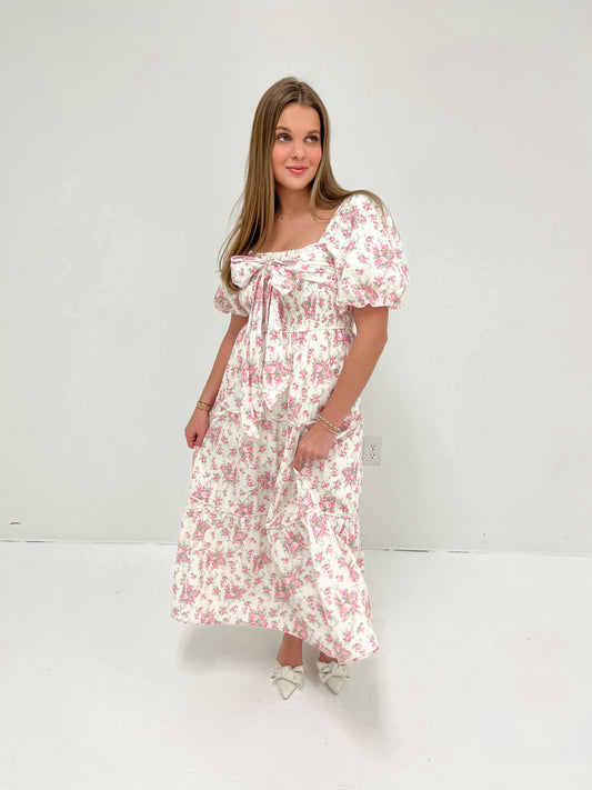 Sweetheart Moment Floral Maxi Dress