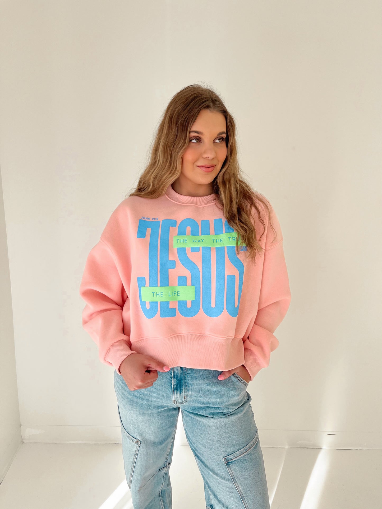 Jesus The Way The Truth Crewneck