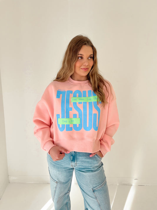 Jesus The Way The Truth Crewneck