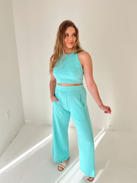 Easy Breezy Bottoms | Blue Tint