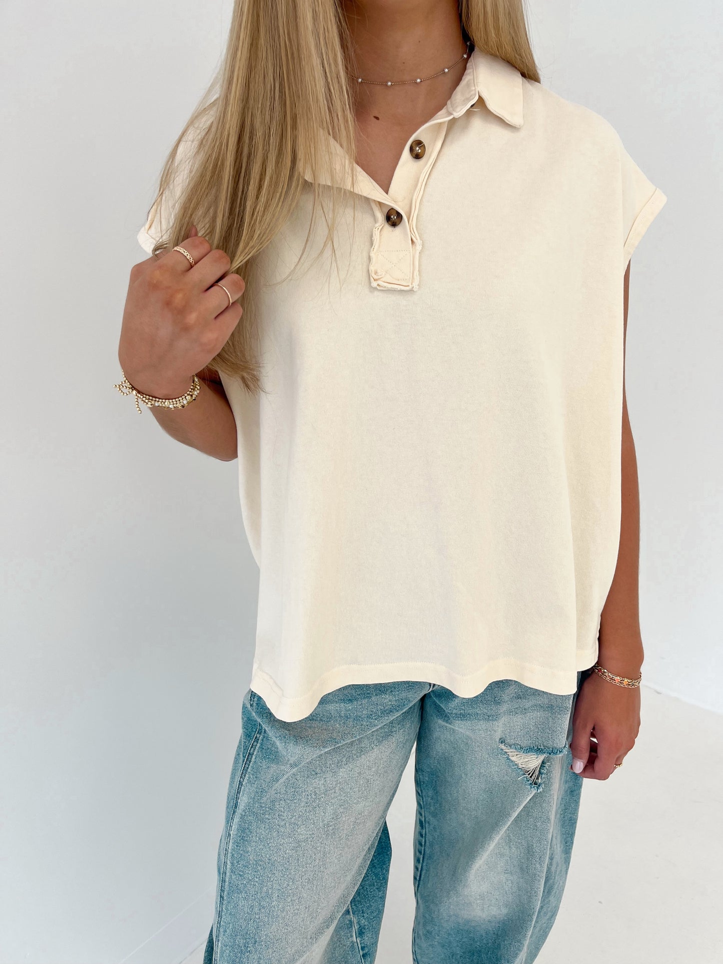 Got Your Back Top | Cream