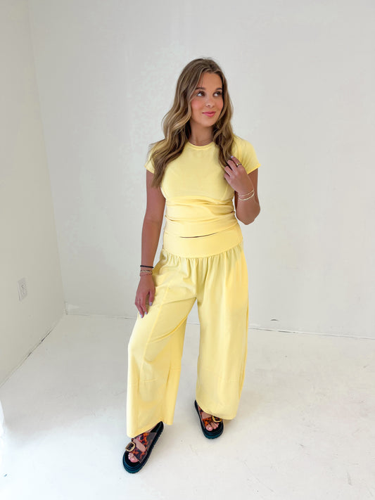Sun Beam Solid Top | Yellow