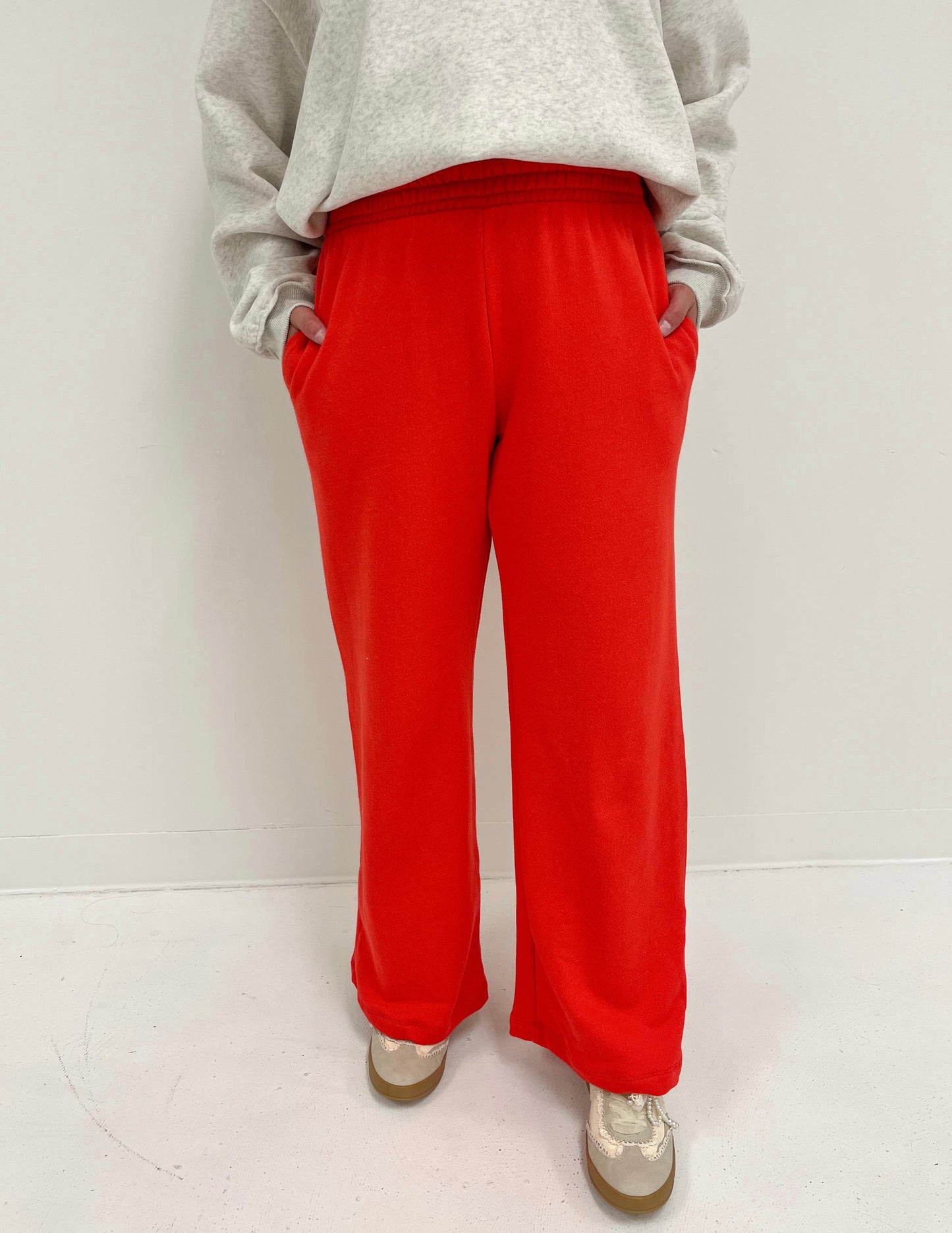 Holly Days Terry Sweatpants | Red