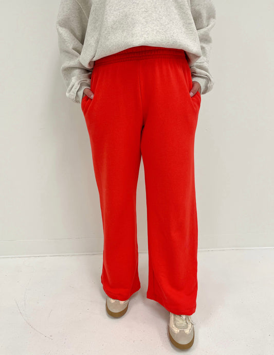Holly Days Terry Sweatpants | Red