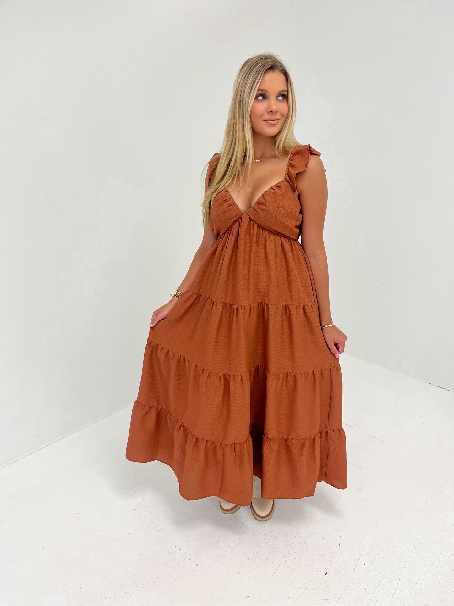 Falling For You Midi Dress | Burl Wood
