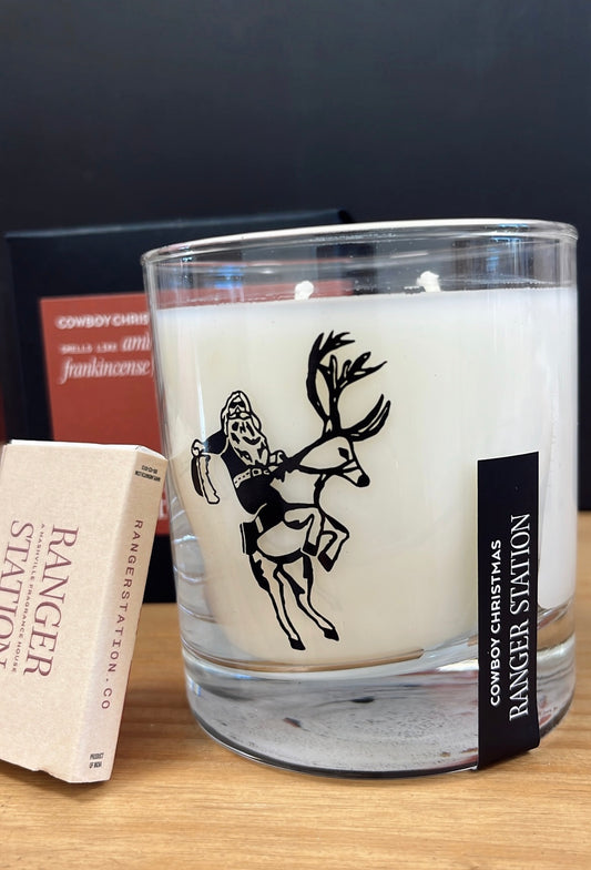 Cowboy Christmas Candle | Ranger Station