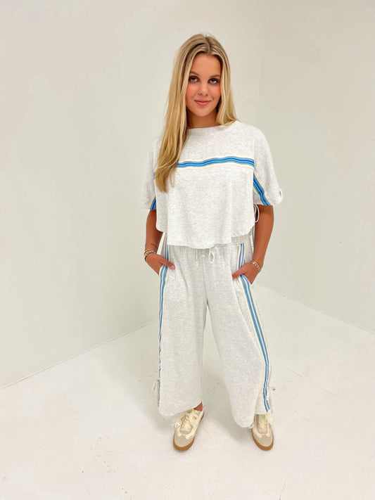 On The Move Top | Ash Grey