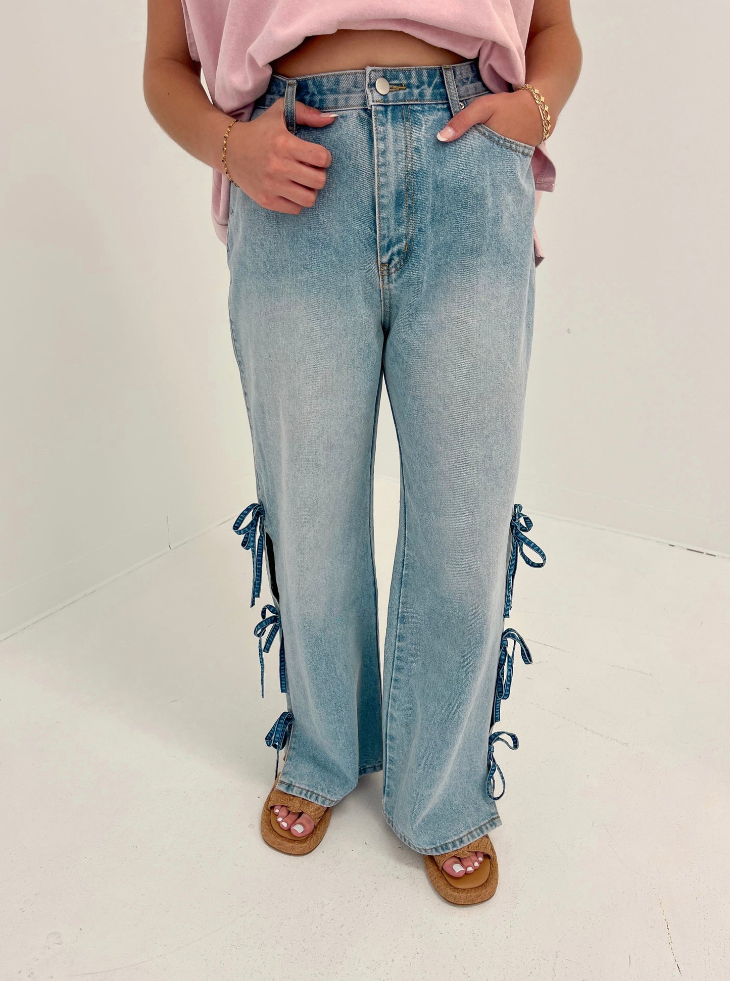 Tied & True Denim Pants