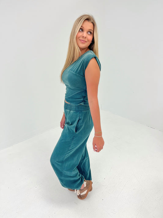 Off Day Jogger Bottoms | Teal Green