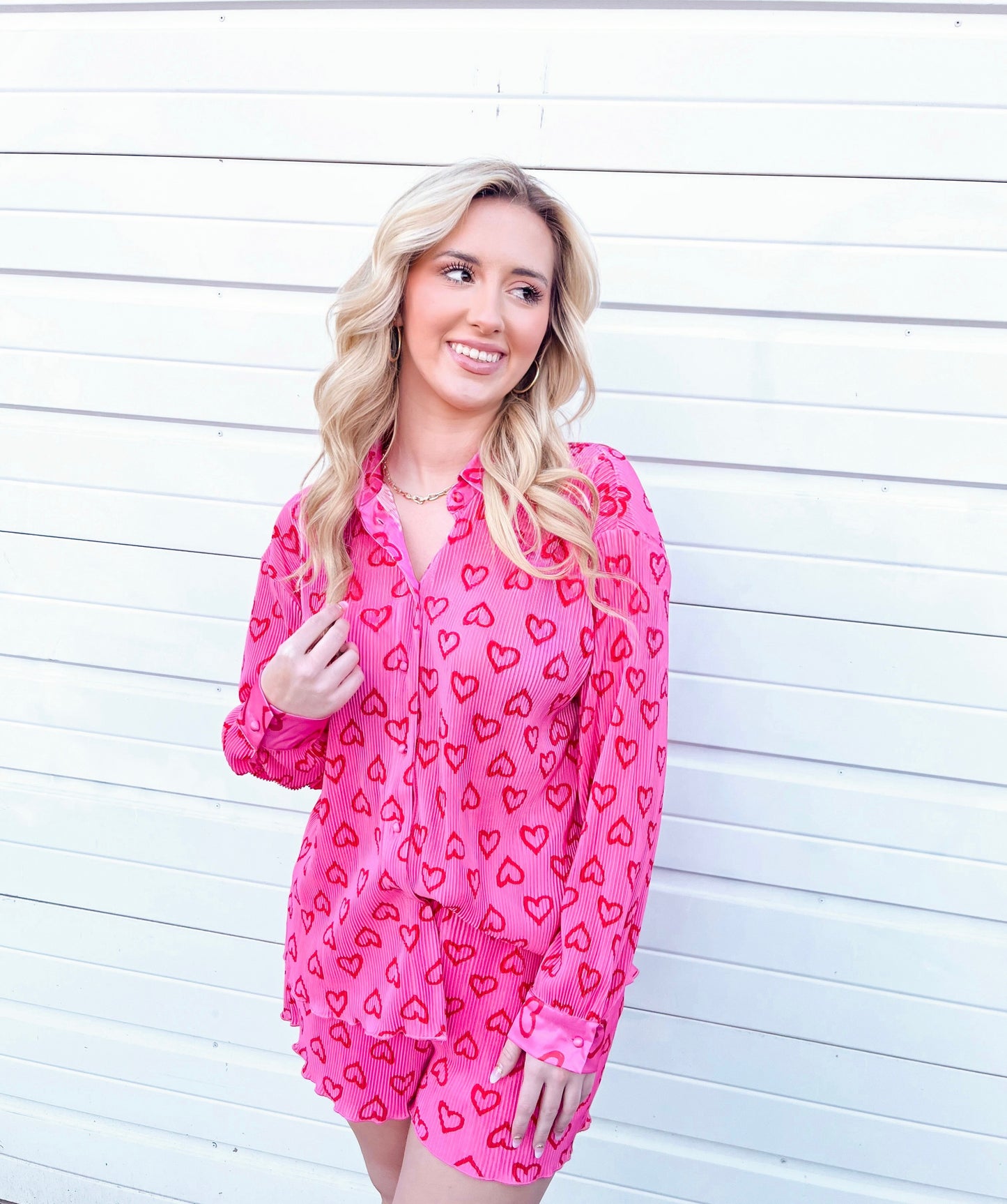 Crazy About You Top | Pink