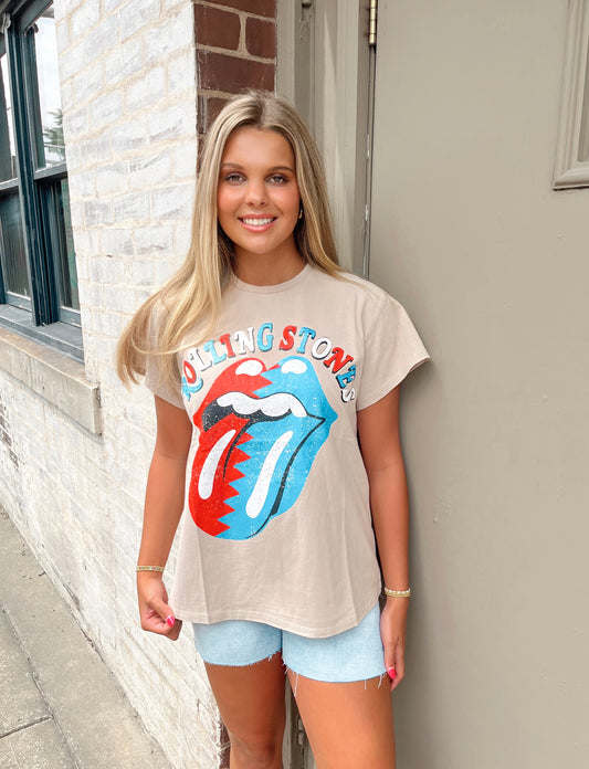 Rolling Stones Graphic Tee | Stone