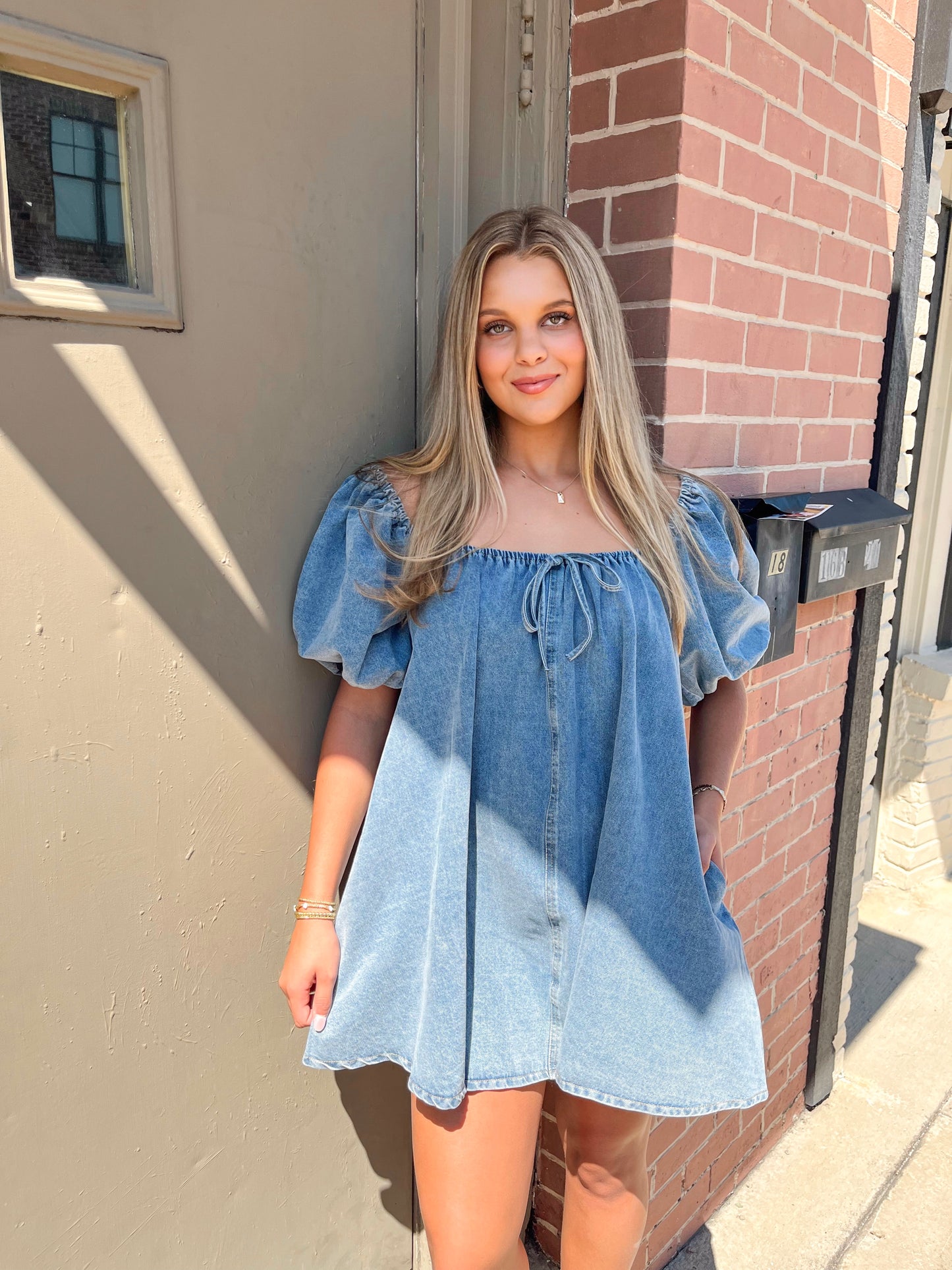 Jennie Denim Mini Dress