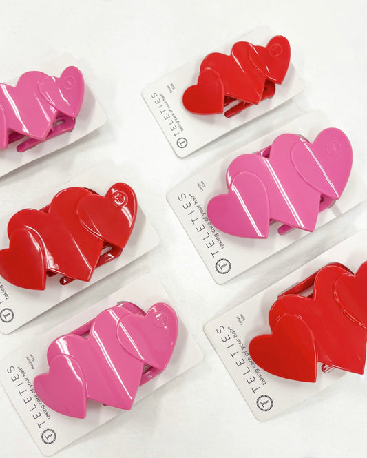 Teleties Heart To Heart Flat Clip