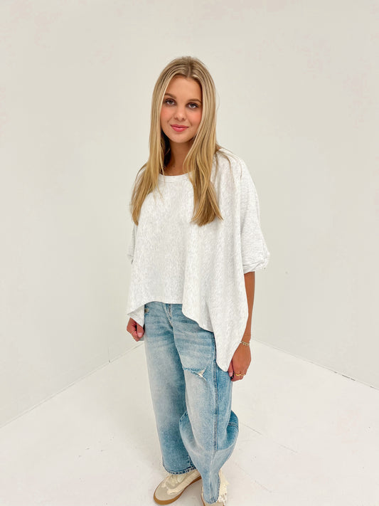 Soft Ash Top | Heather Grey