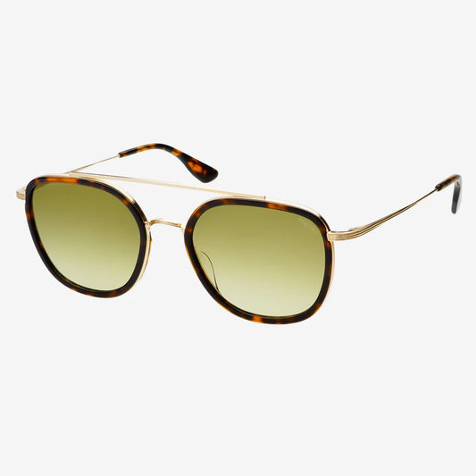 FREYRS Weston Sunglasses | Tortoise / Fade Green
