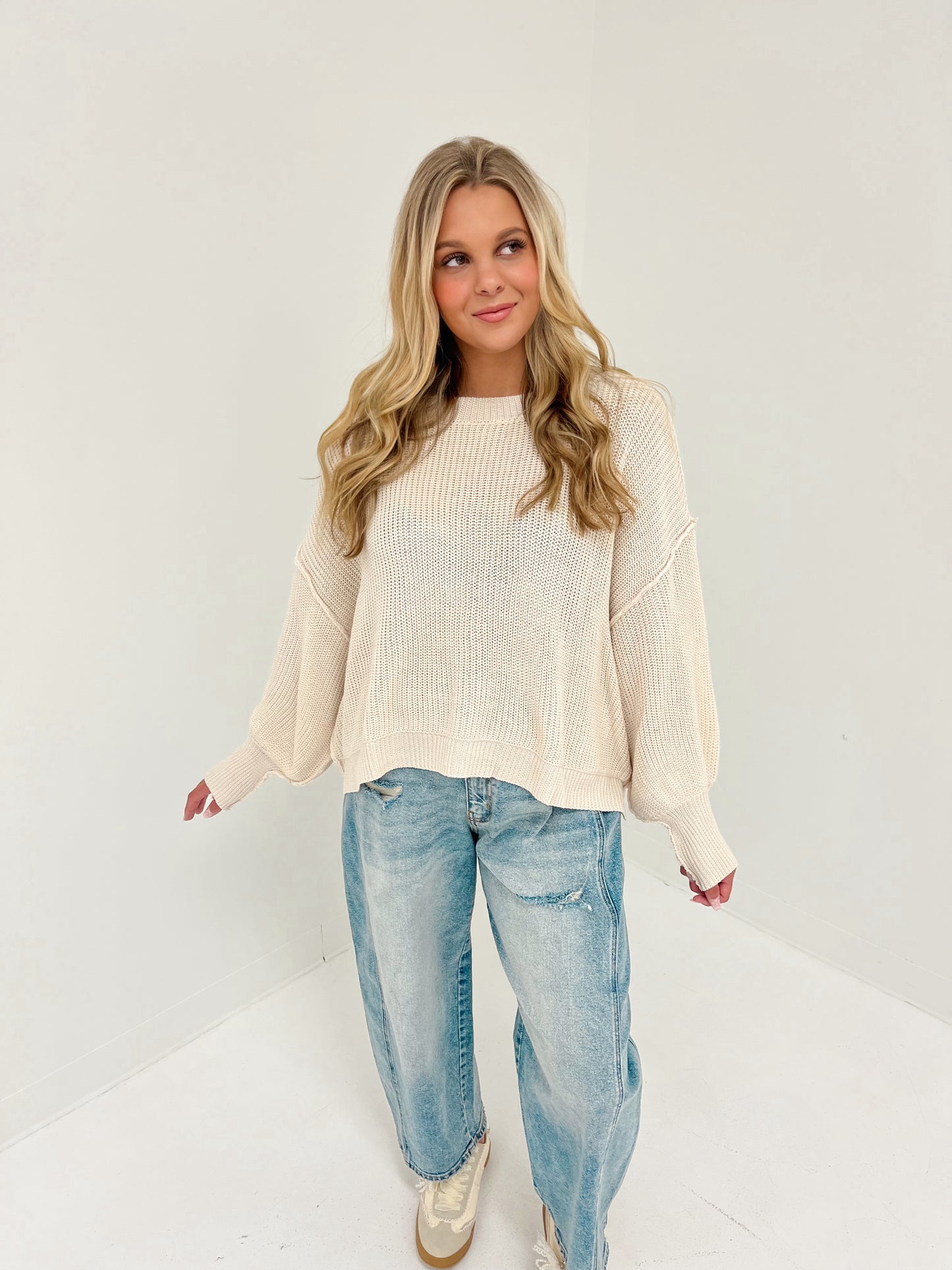 All Essential Sweater | Ivory