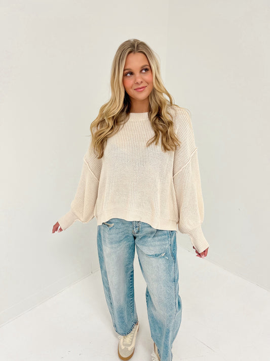 All Essential Sweater | Ivory