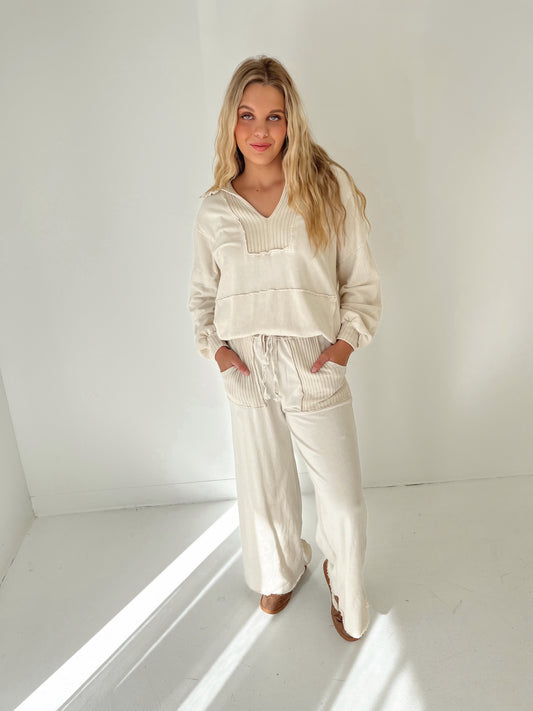Softly Neutral Knit Bottoms | Natural