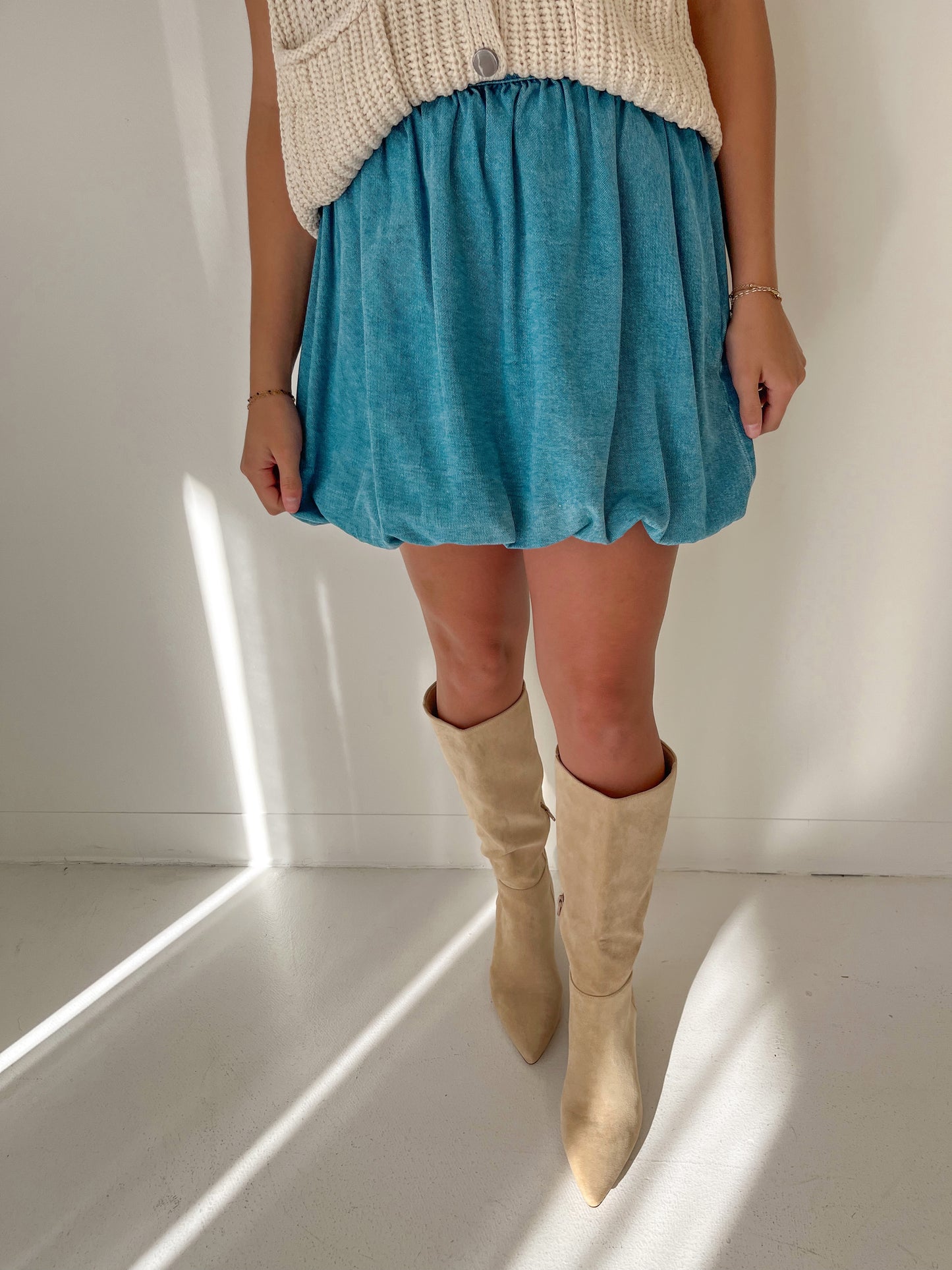 Blue Jean Baby Mini Skirt