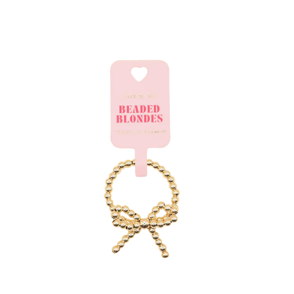 Gold Bow Ring | Beaded Blondes