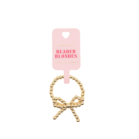 Gold Bow Ring | Beaded Blondes