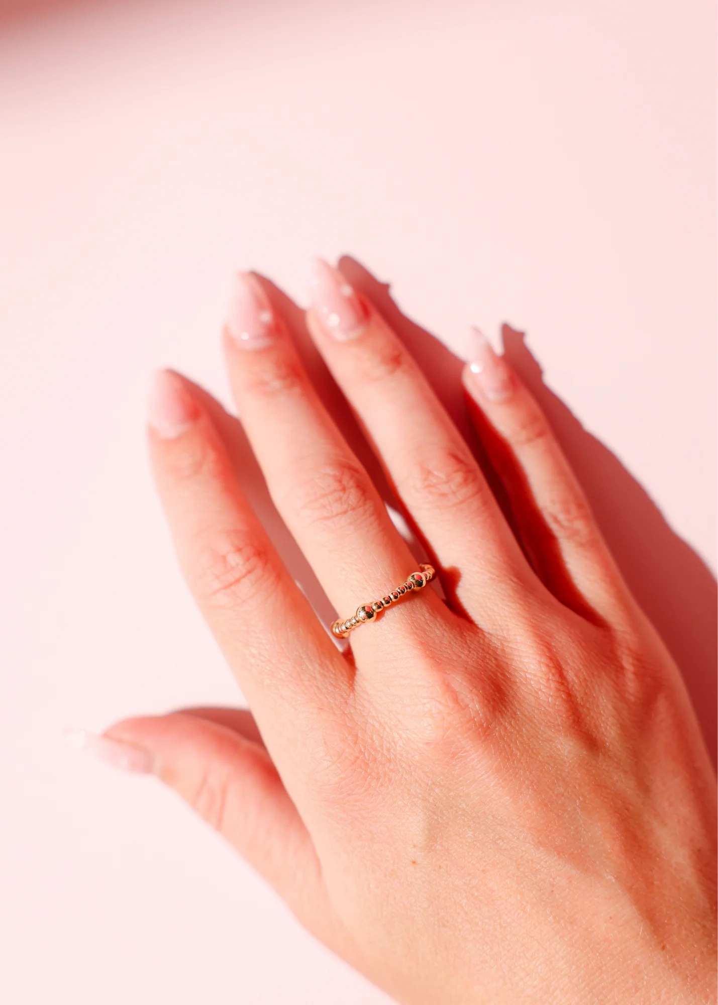 June Ring Gold | Beaded Blondes