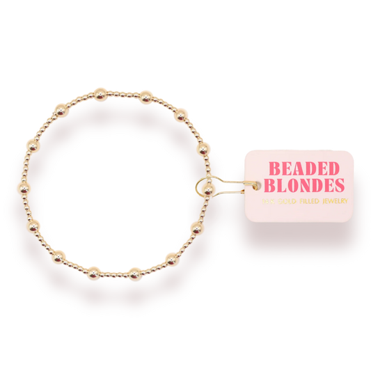 June Bracelet Gold | Beaded Blondes