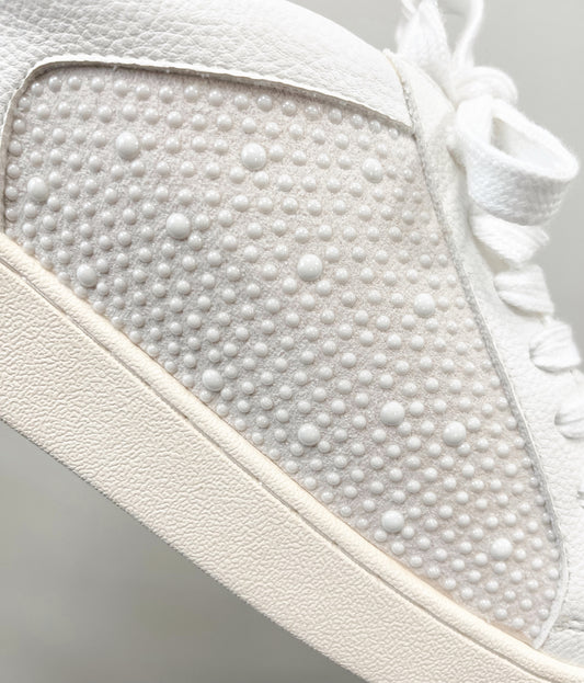 Berne Pearl Studded Sneakers | White