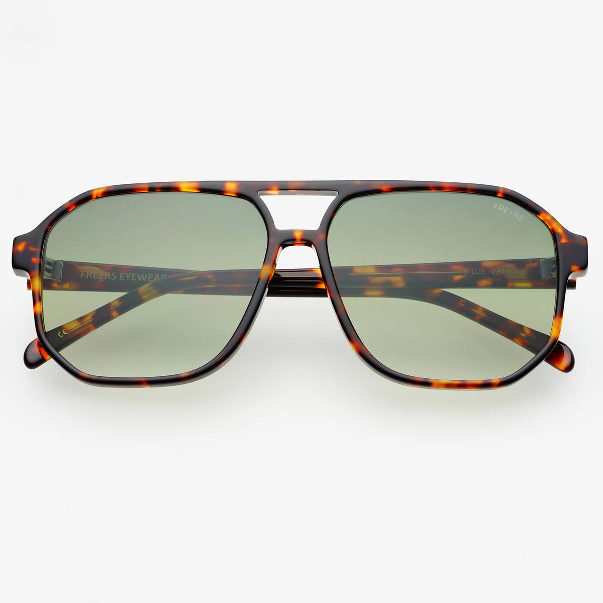 FREYRS Billie Sunglasses | Tortoise/Green
